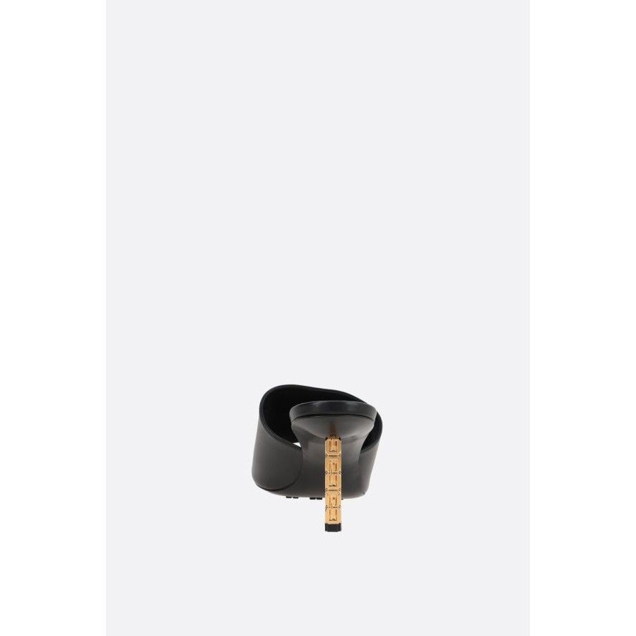Givenchy GIVENCHY G Cube Black Leather Sandals New & Authentic (Women Size US 8.5 / IT 38.5 - 3 Thumbnail