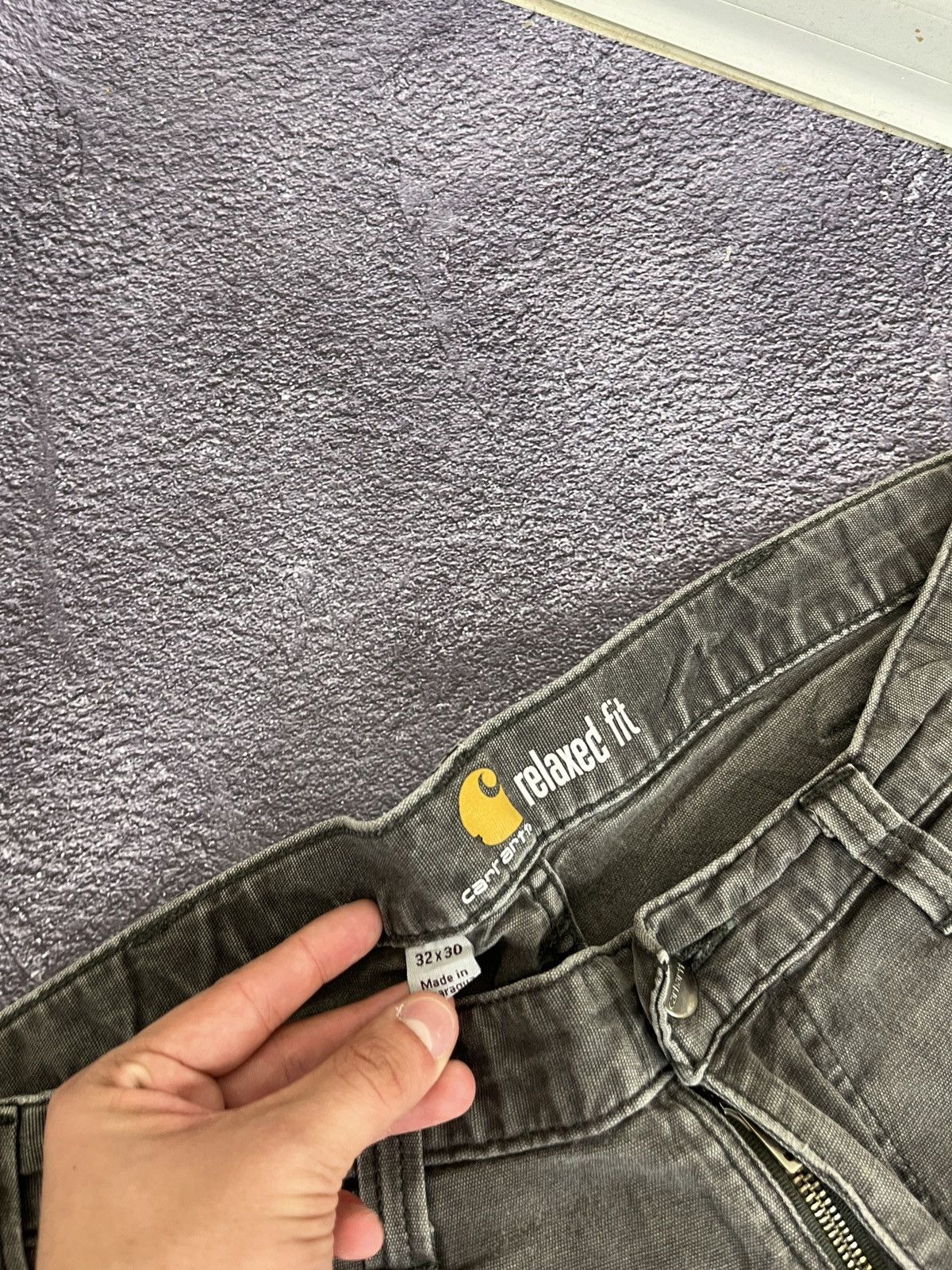 Carhartt × Vintage Vintage 90s Carhartt Work Baggy Cargo Pants Jeans Size US 32 / EU 48 - 7 Thumbnail