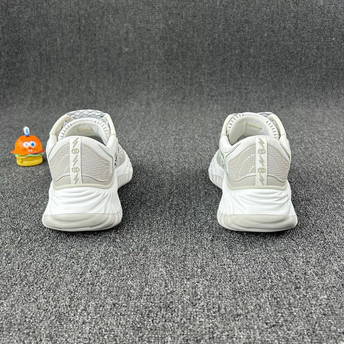 Gucci Gucci GG Sneakers Women's White & Gray Colorblock 37 Size US 6.5 / IT 36.5 - 5 Thumbnail
