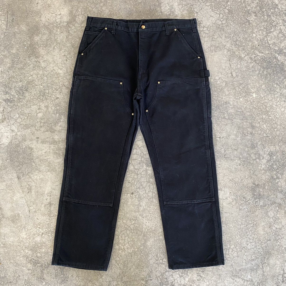 Carhartt VTG Carhartt Double Knee Blanket Lined Carpenter Pants Size US 40 / EU 56 - 6 Thumbnail