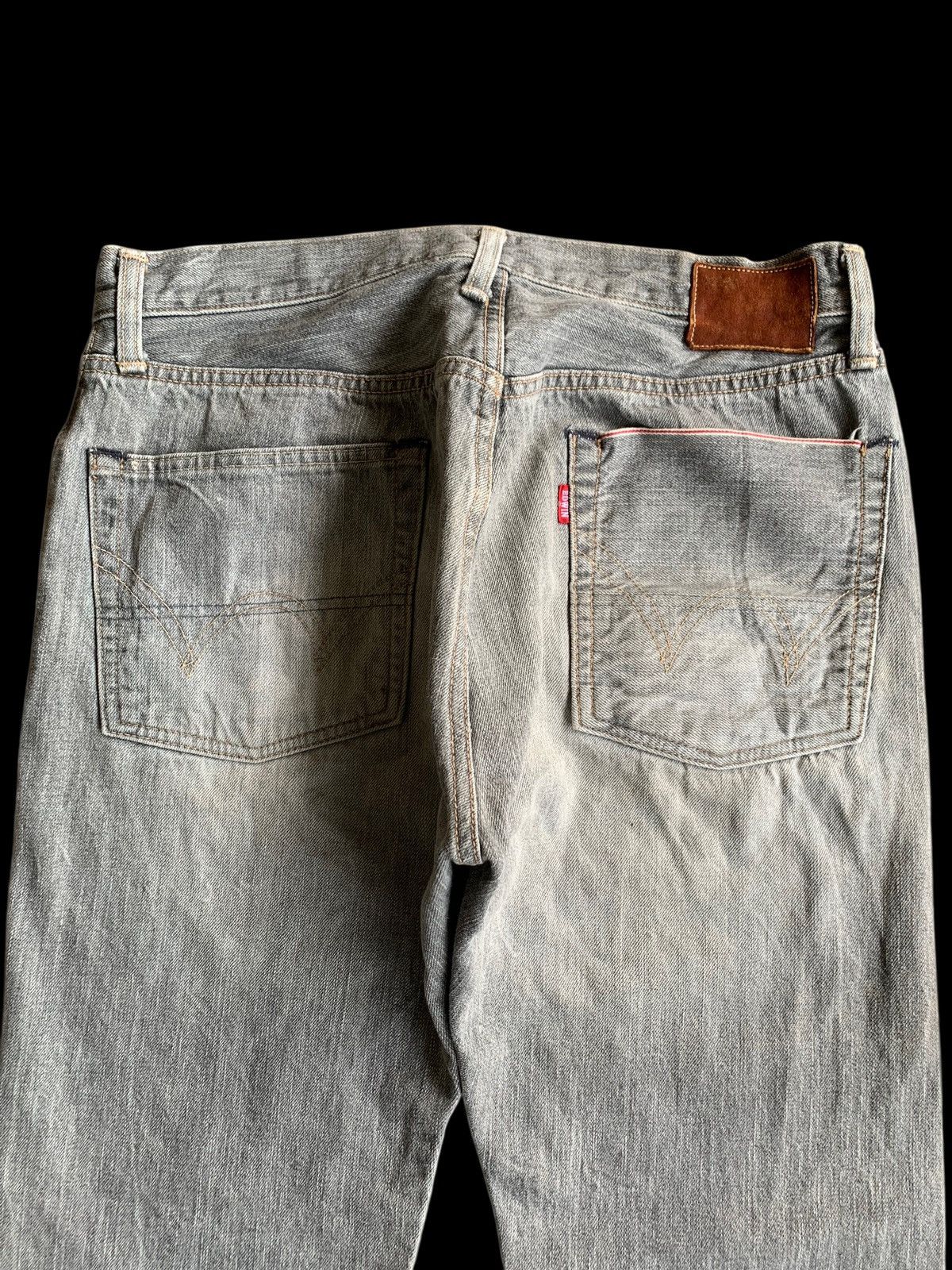 If Six Was Nine VINTAGE EDWIN 505S SELVEDGE FADED DISTRESSED SHORT DENIM Size US 32 / EU 48 - 8 Thumbnail