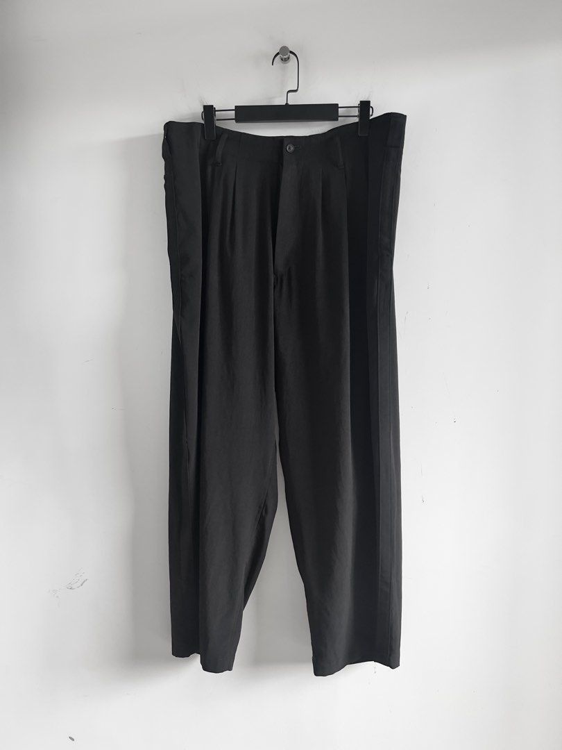 Yohji Yamamoto Yohji Yamamoto Pour Homme - Wool Gabardine SIDE TAPED PANTS Size US 30 / EU 46 - 9 Thumbnail