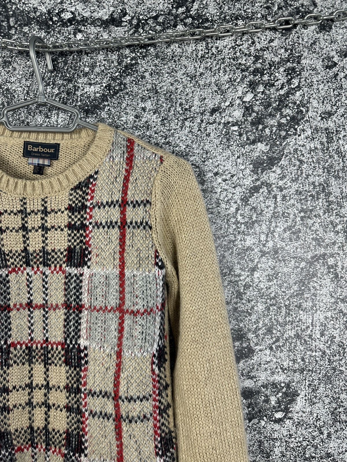 Barbour Barbour Dress Tartan Morlich Knit Crew Sweater UK 8 USA 4 Size S / US 4 / IT 40 - 4 Thumbnail