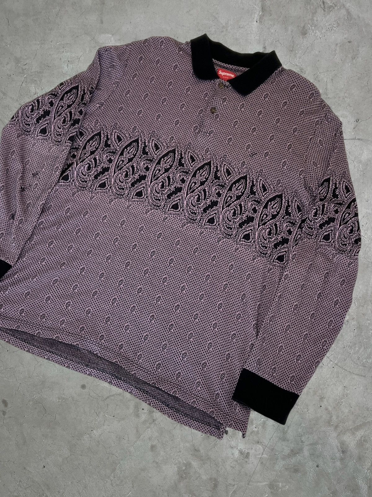 Supreme paisley hotsell long sleeve