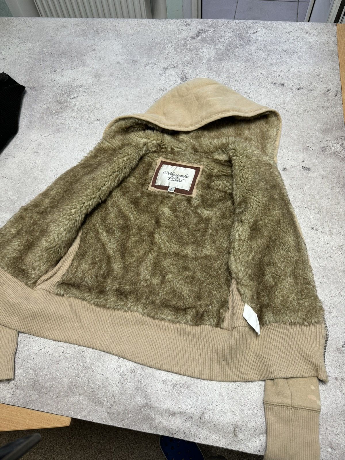 Abercrombie & Fitch Vintage Full Inside Fur Abercrombie&Fitch Double Zip Hoodie Size US M / EU 48-50 / 2 - 3 Thumbnail