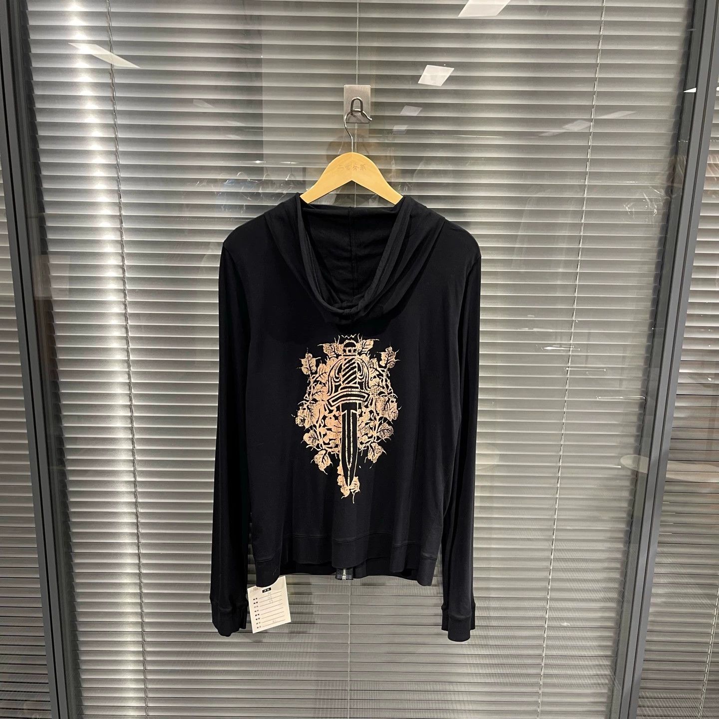 Chrome Hearts Chrome Hearts Black Broken Sword Vine Silver Buckle Jacket XL Size XL / US 12-14 / IT 48-50 - 1 Thumbnail