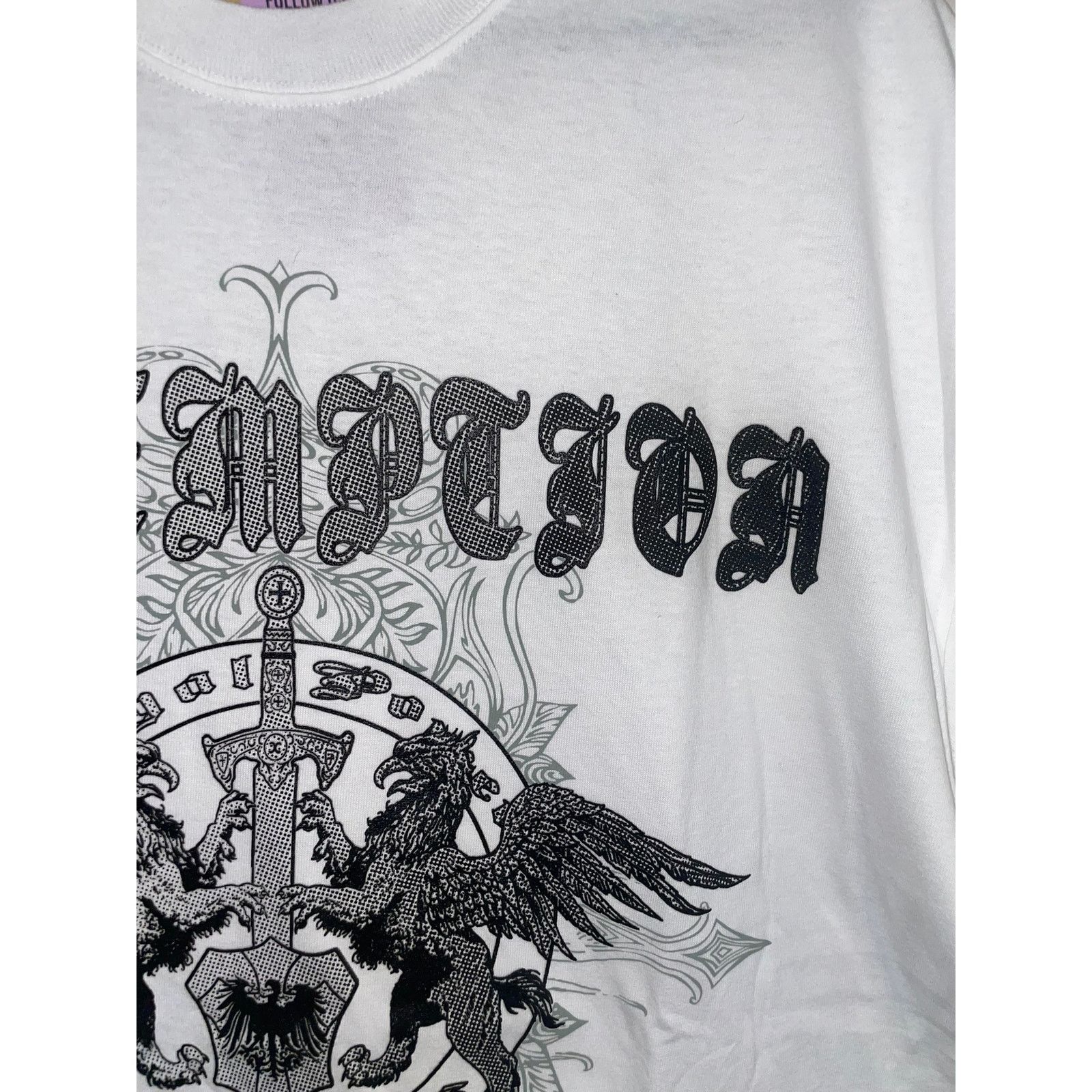 The Mountain Vintage Redemption Shirt Sword Griffin White Graphic Y2K XL Size US XL / EU 56 / 4 - 4 Thumbnail