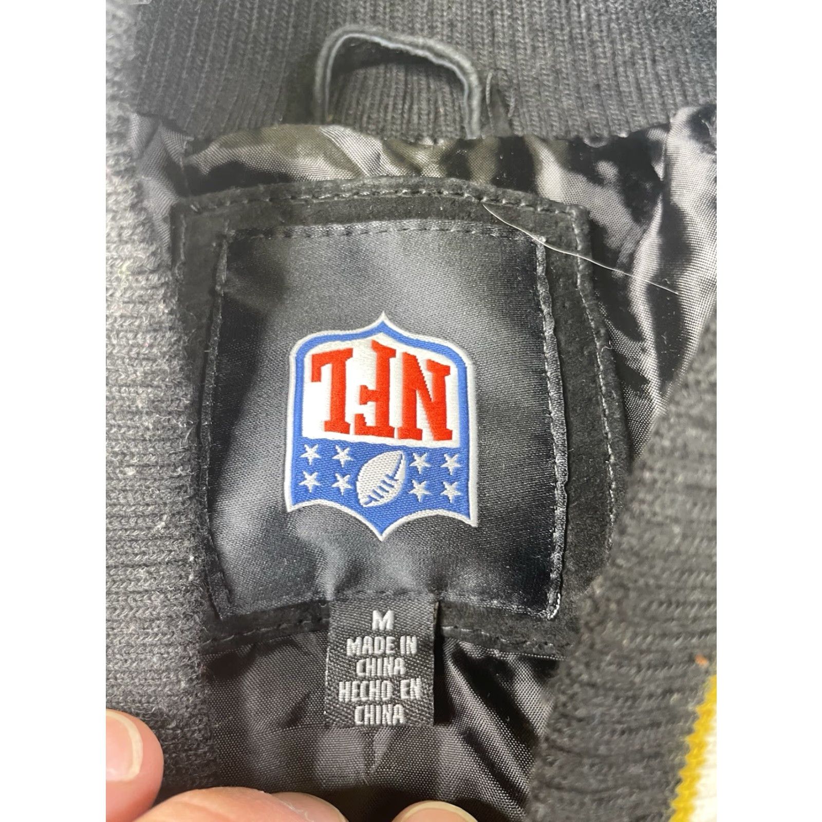 NFL VINTAGE Pittsburgh Steelers NFL Leather Jacket Size Medium Size US M / EU 48-50 / 2 - 3 Thumbnail