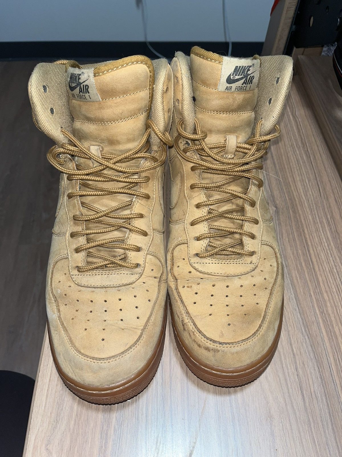 Nike Nike Air Force 1 High Wheat Size US 12 / EU 45 - 1 Thumbnail