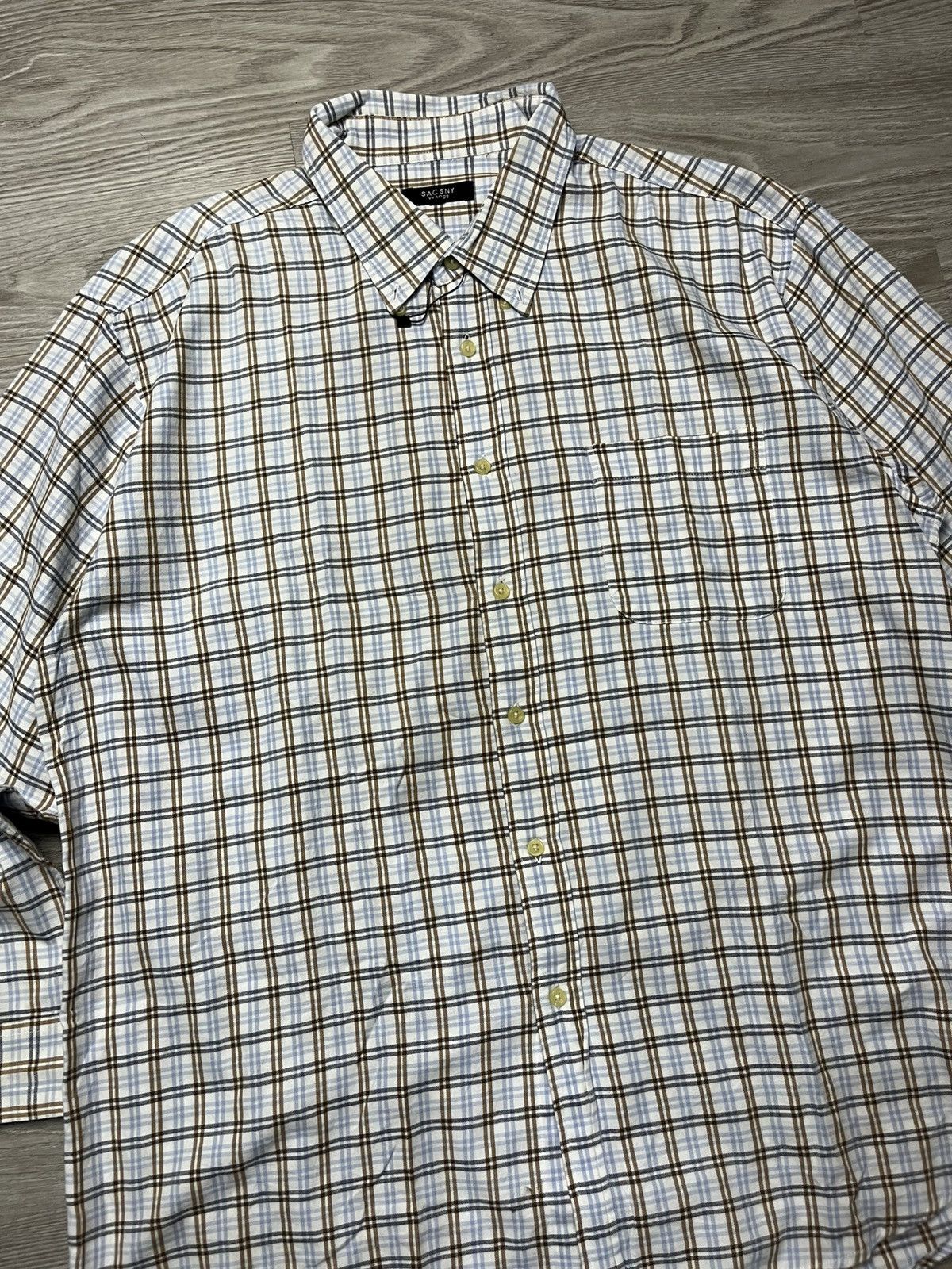 Yohji Yamamoto Sacsny Y’saccs by Yohji yamamoto Shirt Size US XL / EU 56 / 4 - 2 Thumbnail