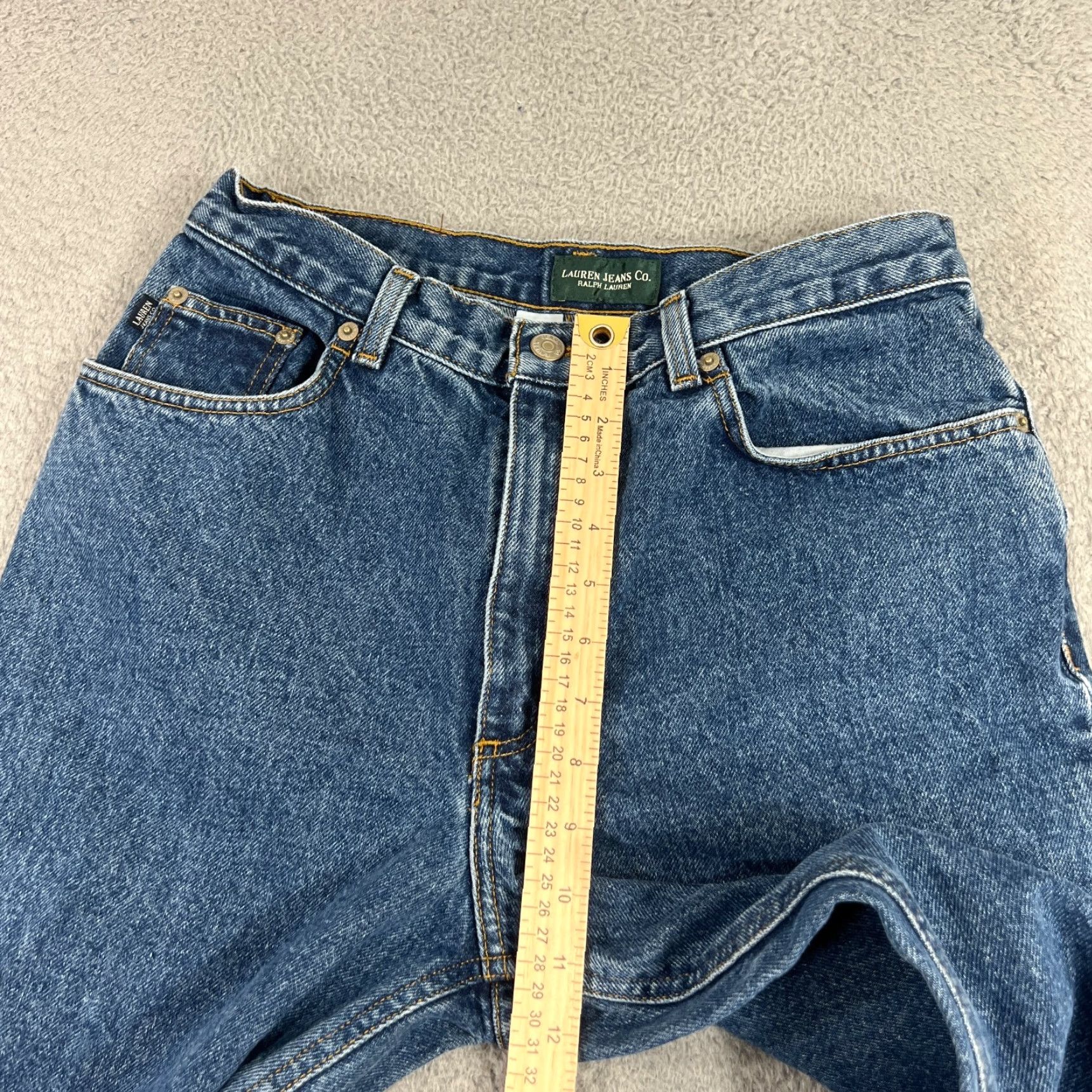 Ralph Lauren VINTAGE Ralph Lauren LRL Jeans Women Straight Jeans Size 10 Blue Size 32" / US 10 / IT 46 - 4 Thumbnail