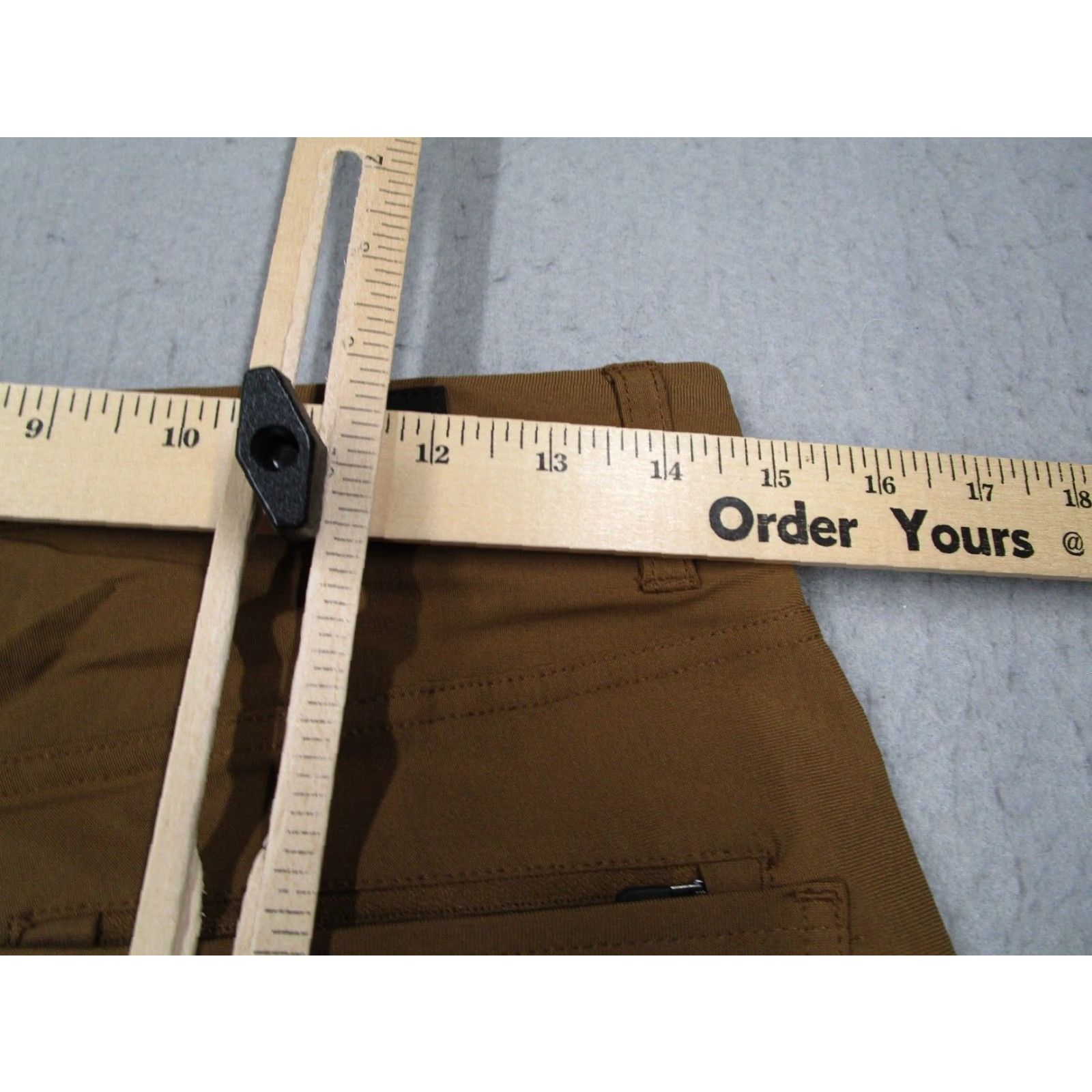 Vuori Vuori Pants Mens 28 Brown Meta V430 Performance Chino Tapered 31 Inseam Regular 28x31 Size US 28 / EU 44 - 6 Thumbnail
