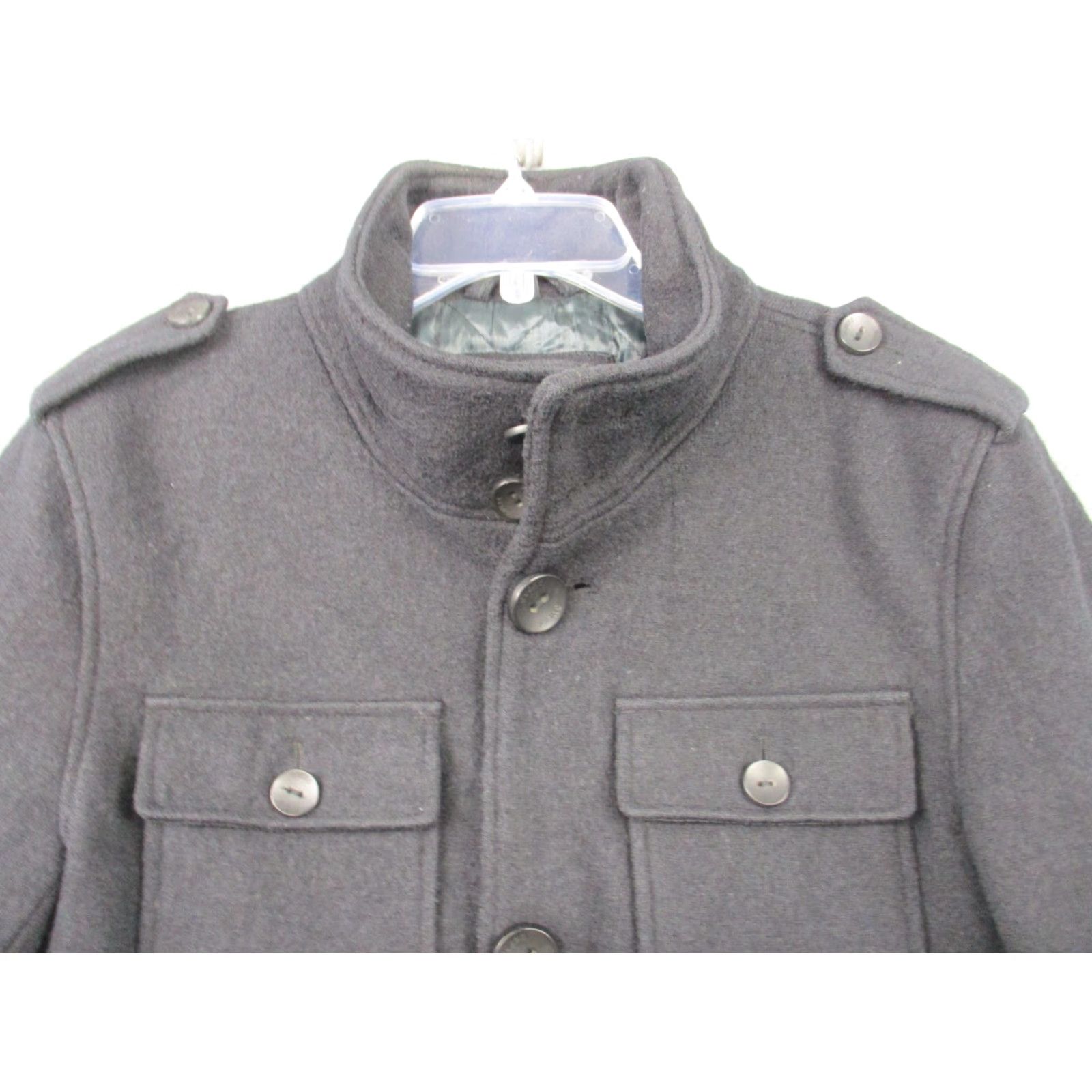 Guess Guess Military Jacket Small Adult Gray Black Coat Buttons Size US S / EU 44-46 / 1 - 2 Thumbnail