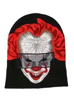 IT Pennywise Clown Flip Down Beanie Ski Mask Hat