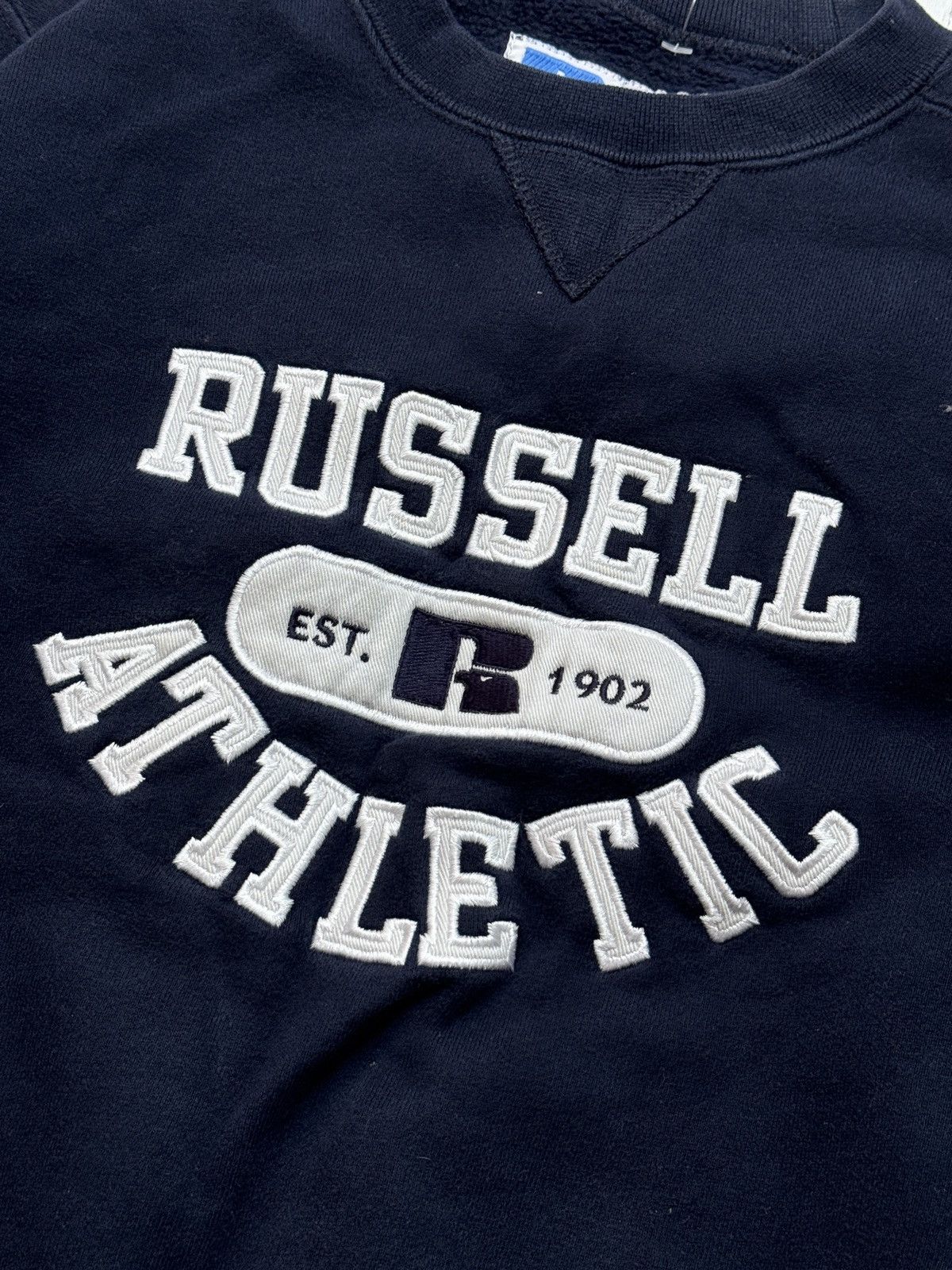 Russell Athletic VINTAGE RUSSELL ATHLETIC 2000s BIG LOGO AMERICAN SWEATSHIRT Size S / US 4 / IT 40 - 2 Thumbnail