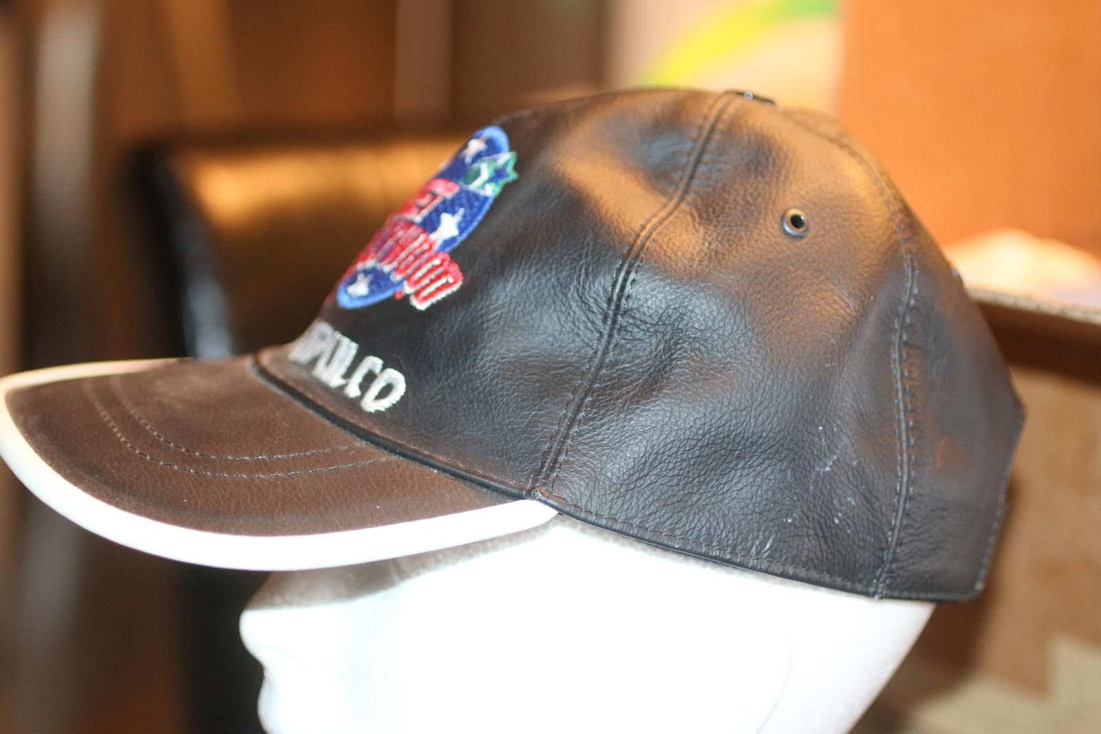 Acapulco Gold Planet Hollywood Acapulco Leather Baseball CapHat Adjustable Size ONE SIZE - 3 Thumbnail