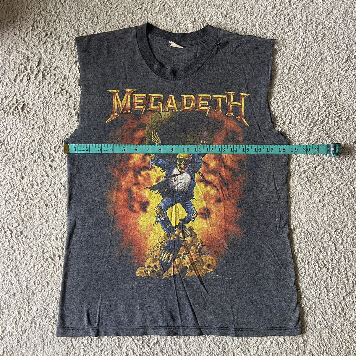 Vintage Vintage Megadeth 1991 sleeveless Size US M / EU 48-50 / 2 - 2 Thumbnail