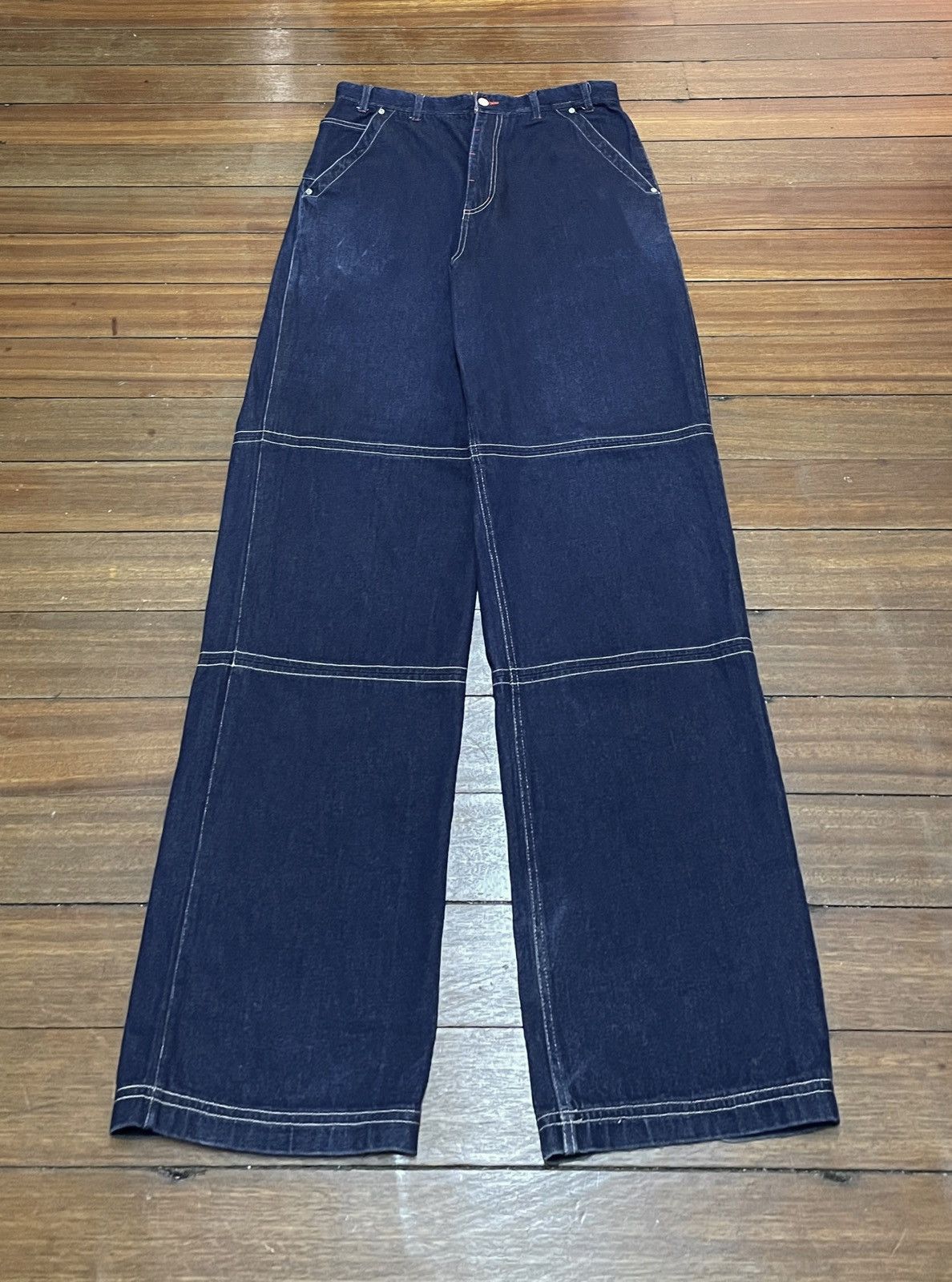 Other Very Rare Vintage Brand Plenty Tough Sport Baggy Jeans 1990s Size US 34 / EU 50 - 1 Thumbnail