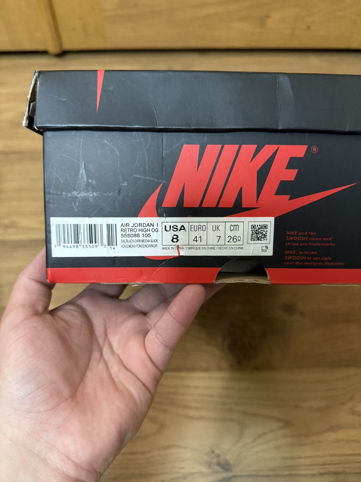 Jordan Brand Air Jordan 1 High “Mocha” Size 8M Size US 8 / EU 41 - 14 Thumbnail
