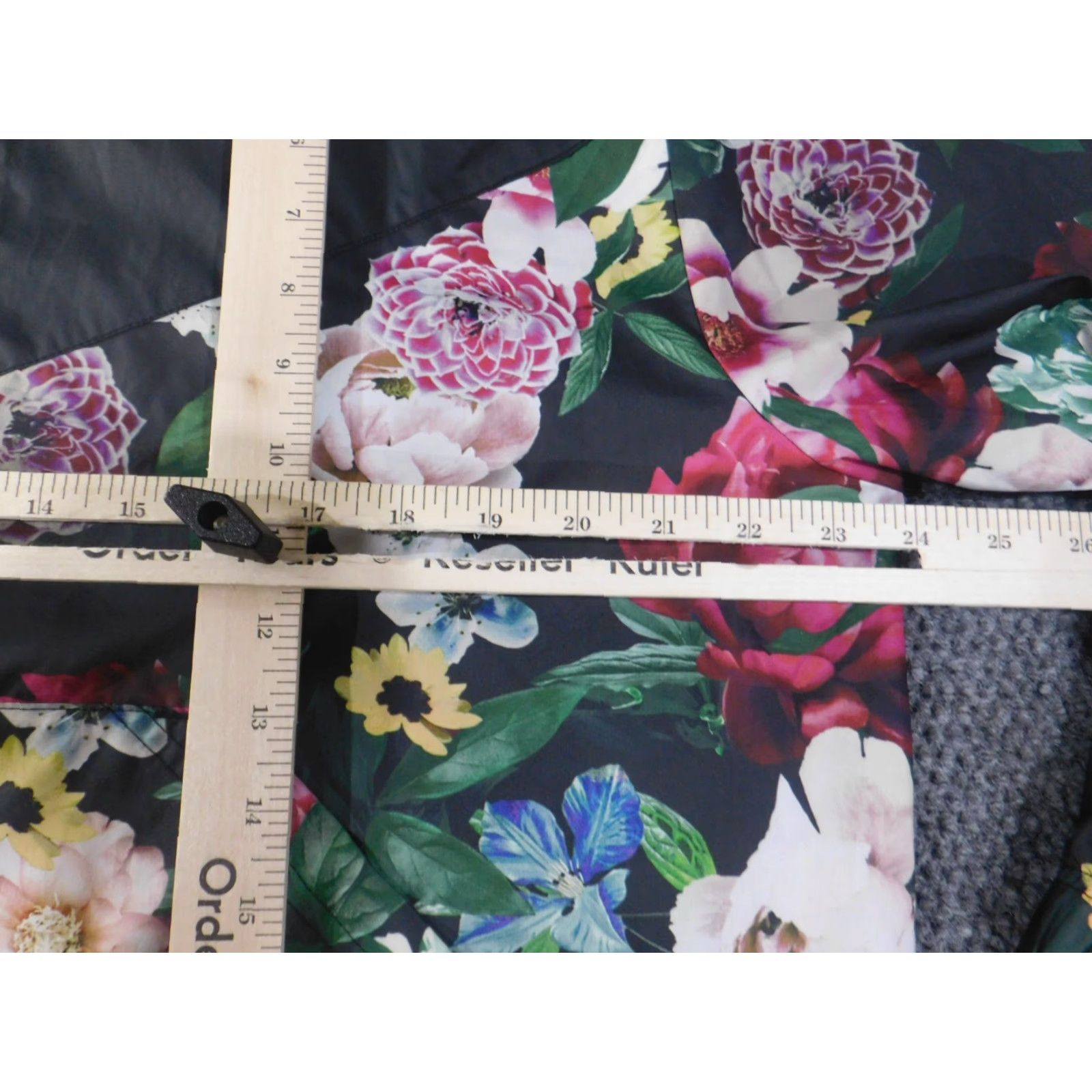 Nike Nike Leggings Women XS Set Logo Floral Blue Pull On Stretch Retro Compression Yoga Athletic Size 40" / US 18 - 4 Thumbnail
