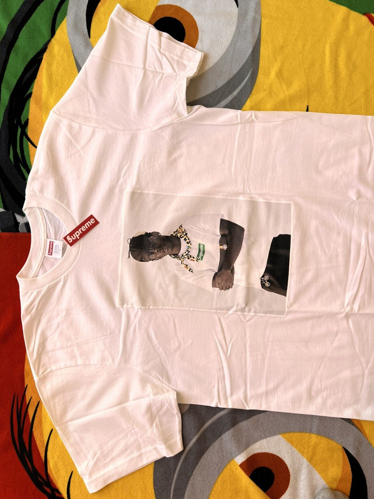 Supreme L Supreme Tyler the Creator Photo Tee White t-shirt rap merc Size US L / EU 52-54 / 3 - 14 Thumbnail