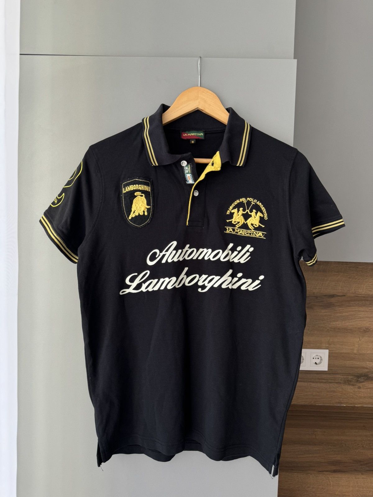La Martina Vintage Lamborghini Polo Shirt Chief Keef Style