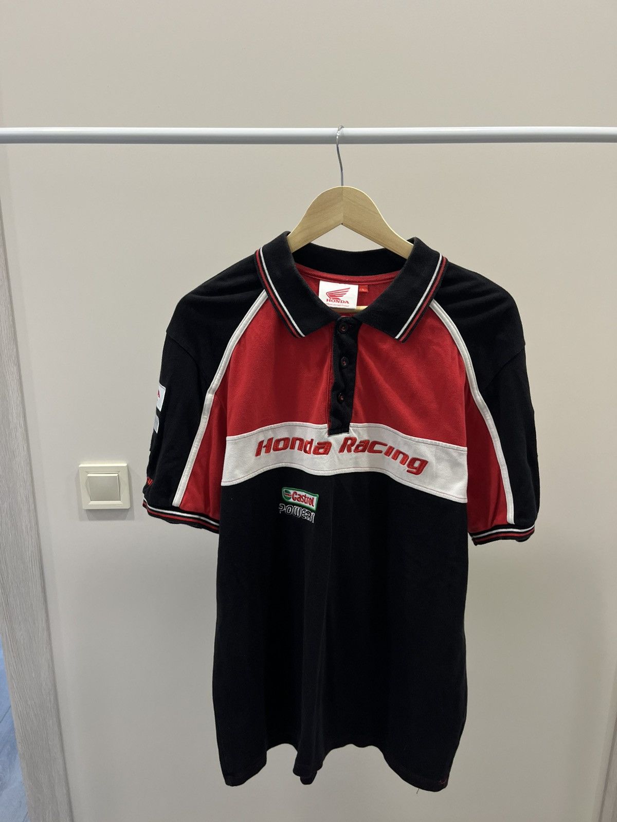 Honda Vintage y2k 90s Honda Racing polo shirt Size US L / EU 52-54 / 3 - 1 Thumbnail