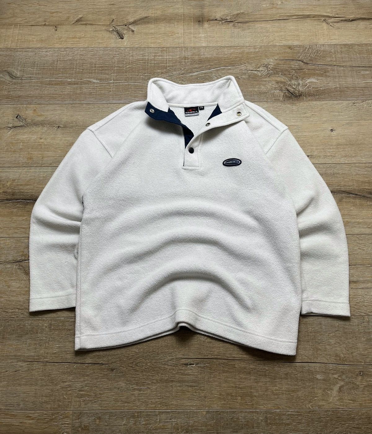 O'Neill Vintage O’Neill 1/4 Big Logo Fleece Pullover 00s Size US M / EU 48-50 / 2 - 5 Thumbnail