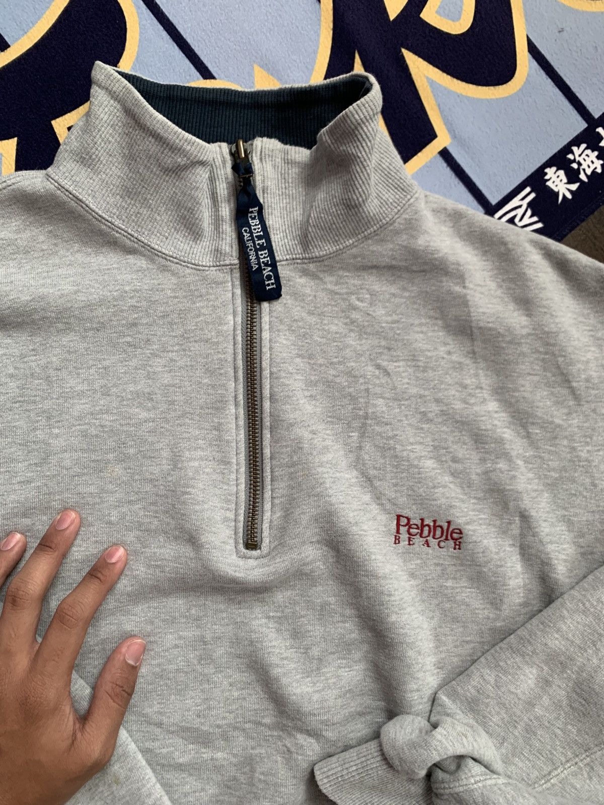 Lone Cypress By Pebble Beach PEBBLE BEACH HALFZIPPER SWEATSHIRT Size M / US 6-8 / IT 42-44 - 3 Thumbnail