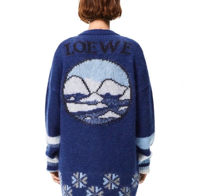 Loewe LOEWE Large single row knit long sleeves Size S / US 4 / IT 40 - 9 Thumbnail