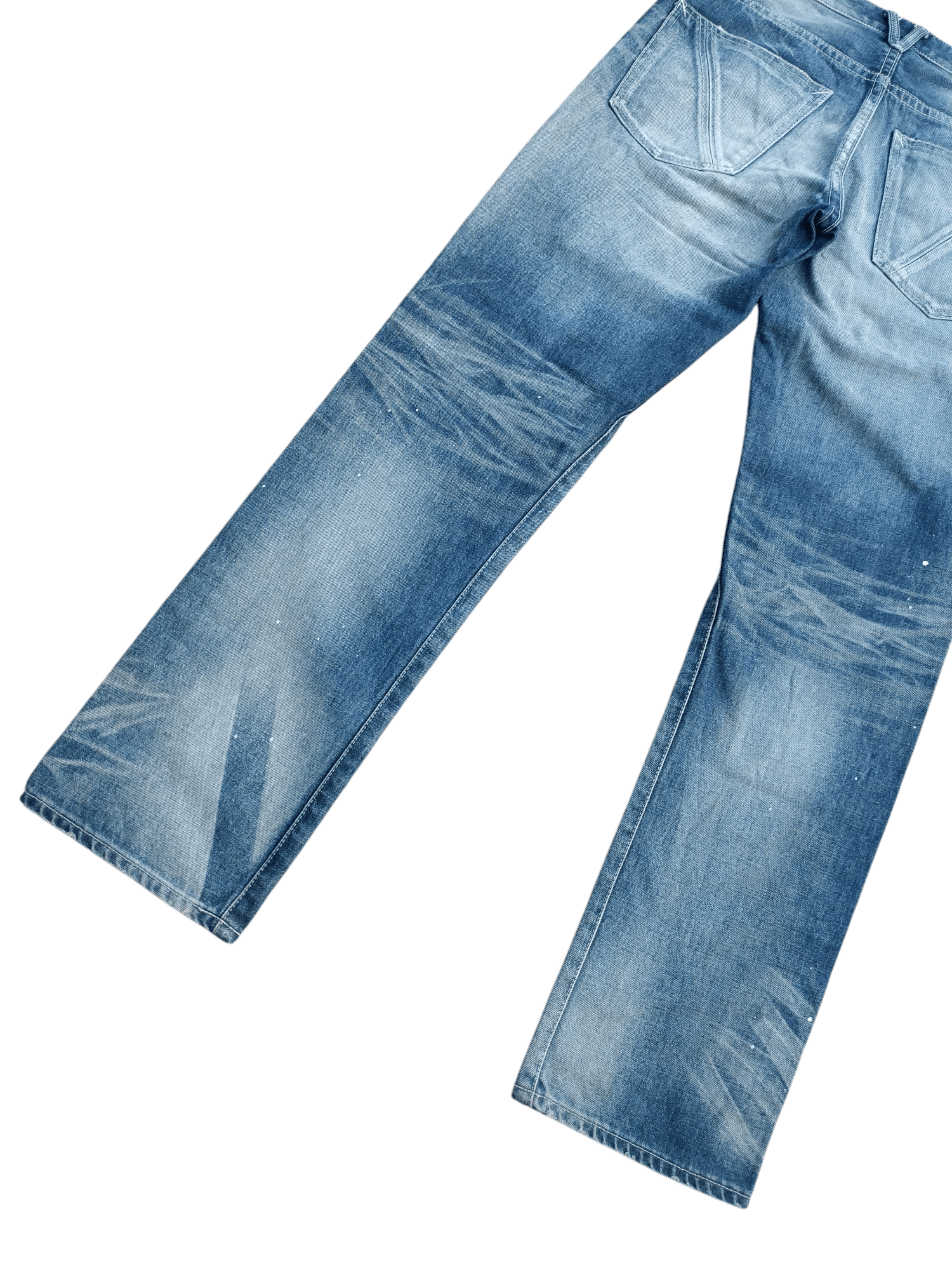 Japanese Brand VANQUISH Tokyo Japan Whiskers Painted Rare Design Jeans Size US 32 / EU 48 - 9 Thumbnail