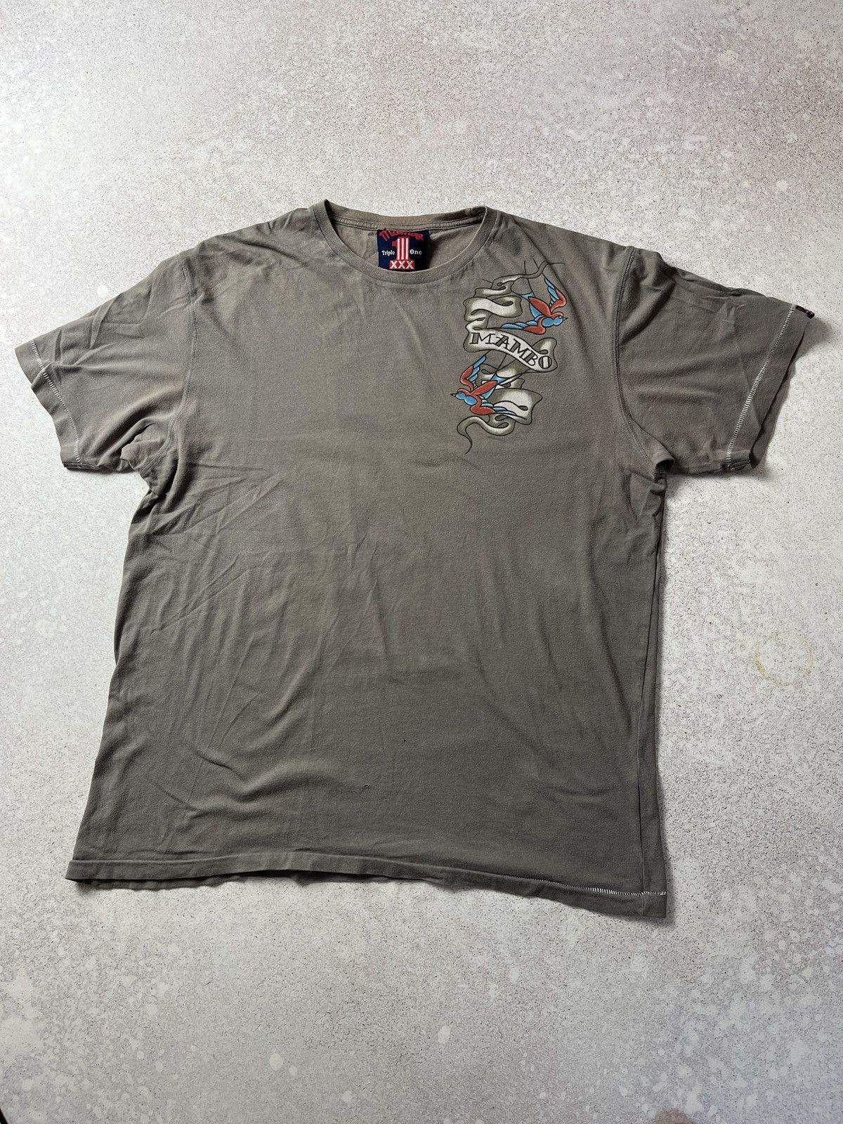 Mambo Vintage Rare Mambo T-Shirt, Gray, Big Eagle Size Mens L Size US L / EU 52-54 / 3 - 4 Thumbnail
