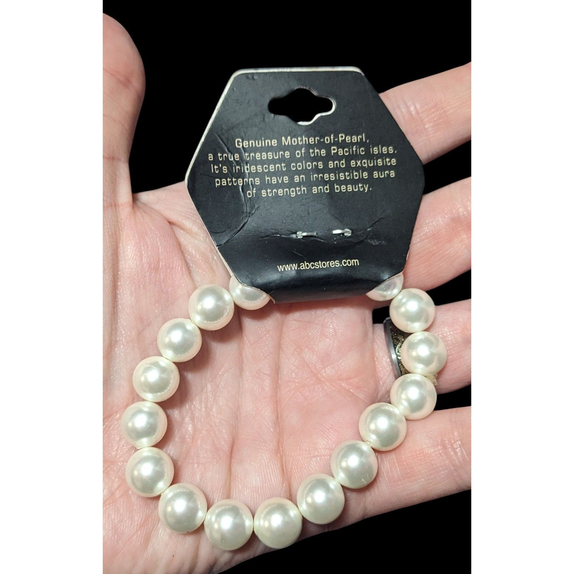 Other Jewel Of The Sea Mother Of Pearl Beaded Bracelet Size ONE SIZE - 3 Thumbnail