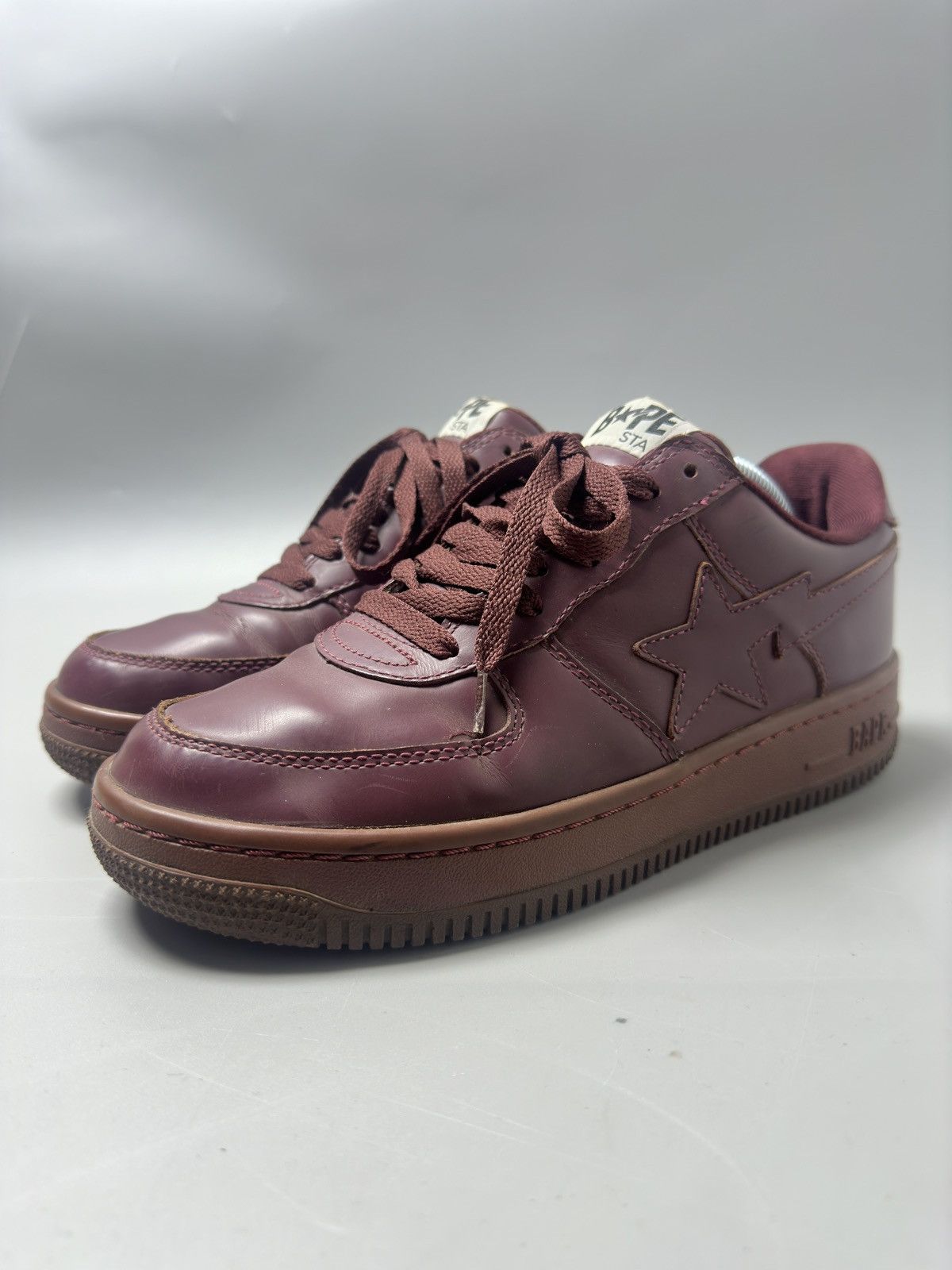 Bape Glass Leather Bapesta Size US 9.5 / EU 42-43 - 5 Thumbnail
