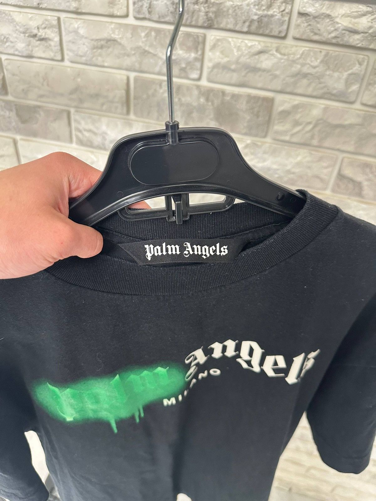 Palm Angels Palm Angels Sprayed T-shirt Size US M / EU 48-50 / 2 - 3 Thumbnail