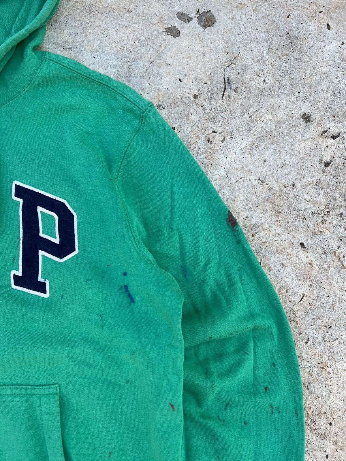 Gap Vintage Y2K Gap Green Painted Zip Up Hoodie Size US M / EU 48-50 / 2 - 8 Thumbnail