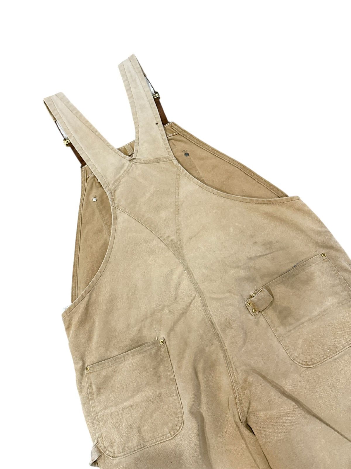 Carhartt × Vintage VINTAGE CARHATT DOUBLE KNEES DISTRESSED OVERALL Size US 43 - 7 Thumbnail
