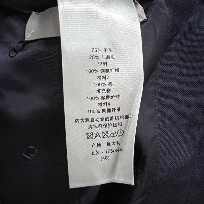 Dior Dior Stitched contrast color lapel suit 2501-Nextarrow Size 50R - 3 Thumbnail