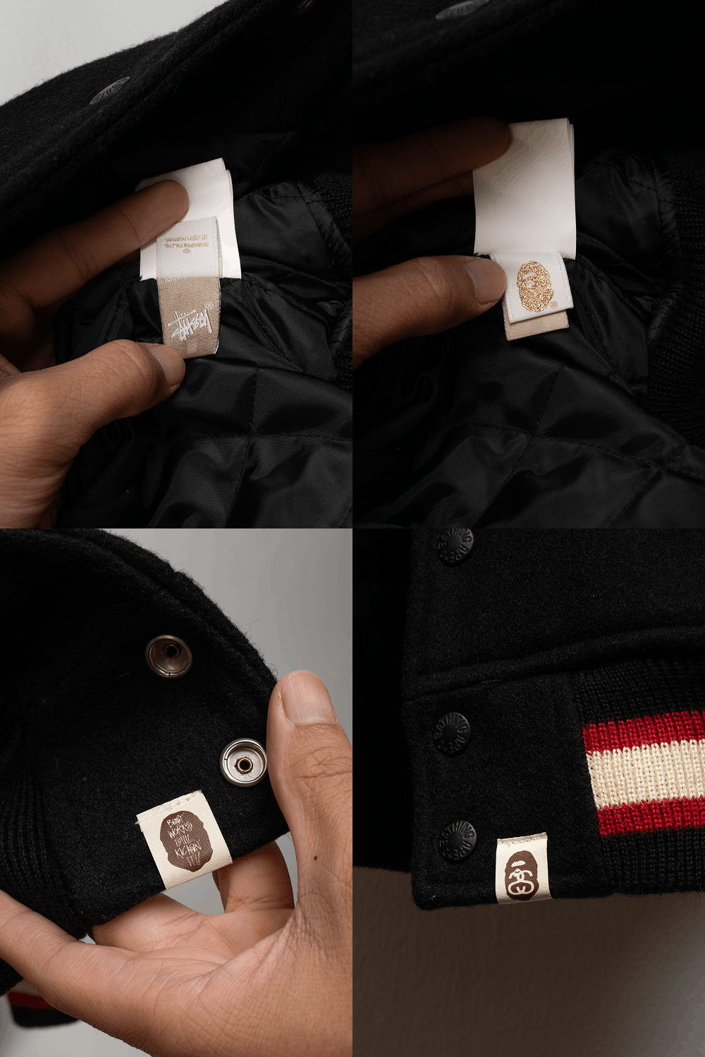 Bape × Stussy Bape x Stussy Anniversary Varsity Jacket Size US S / EU 44-46 / 1 - 9 Thumbnail