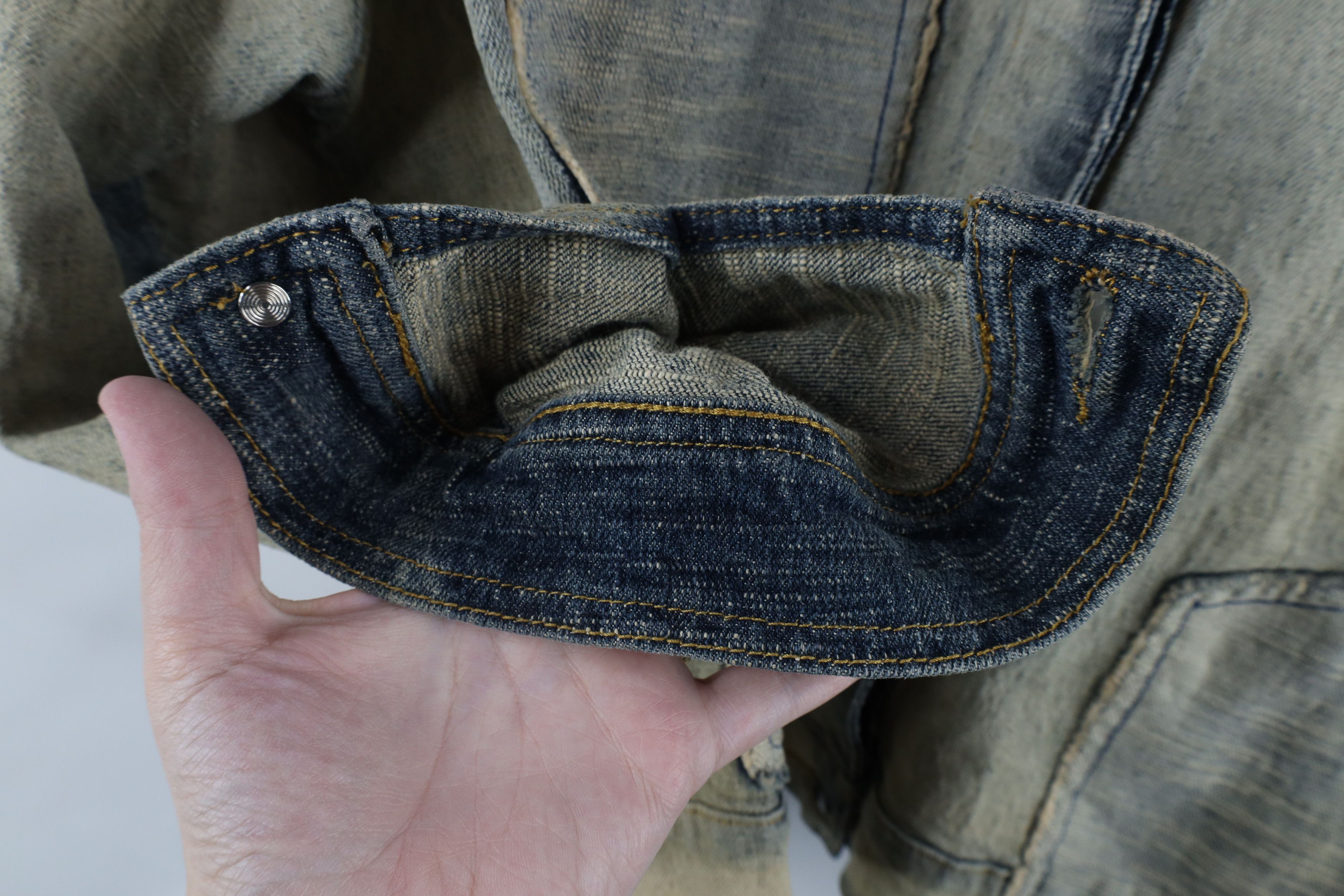 Fubu × Vintage Vintage FUBU Spell Out Stretch Denim Jean Trucker Jacket Size XL / US 12-14 / IT 48-50 - 8 Thumbnail