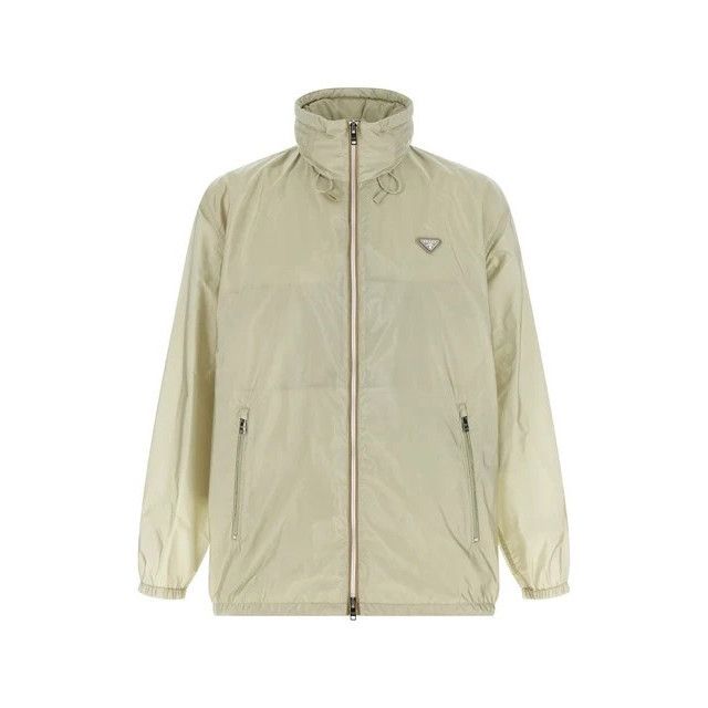 Prada PRADA Beige Re-Nylon Feather Windbreaker Jacket New & Authen Size US L / EU 52-54 / 3 - 1 Thumbnail