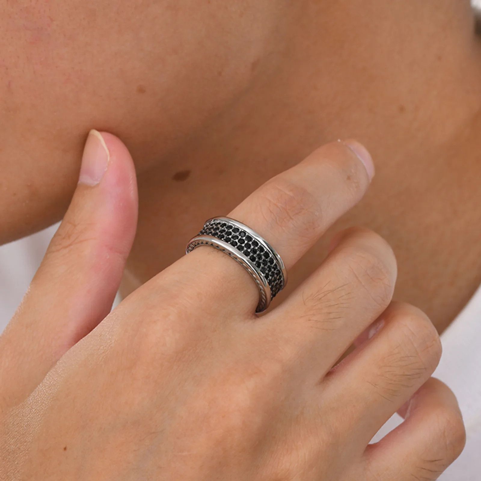 Jewelry Stone Ring Size ONE SIZE - 1 Thumbnail