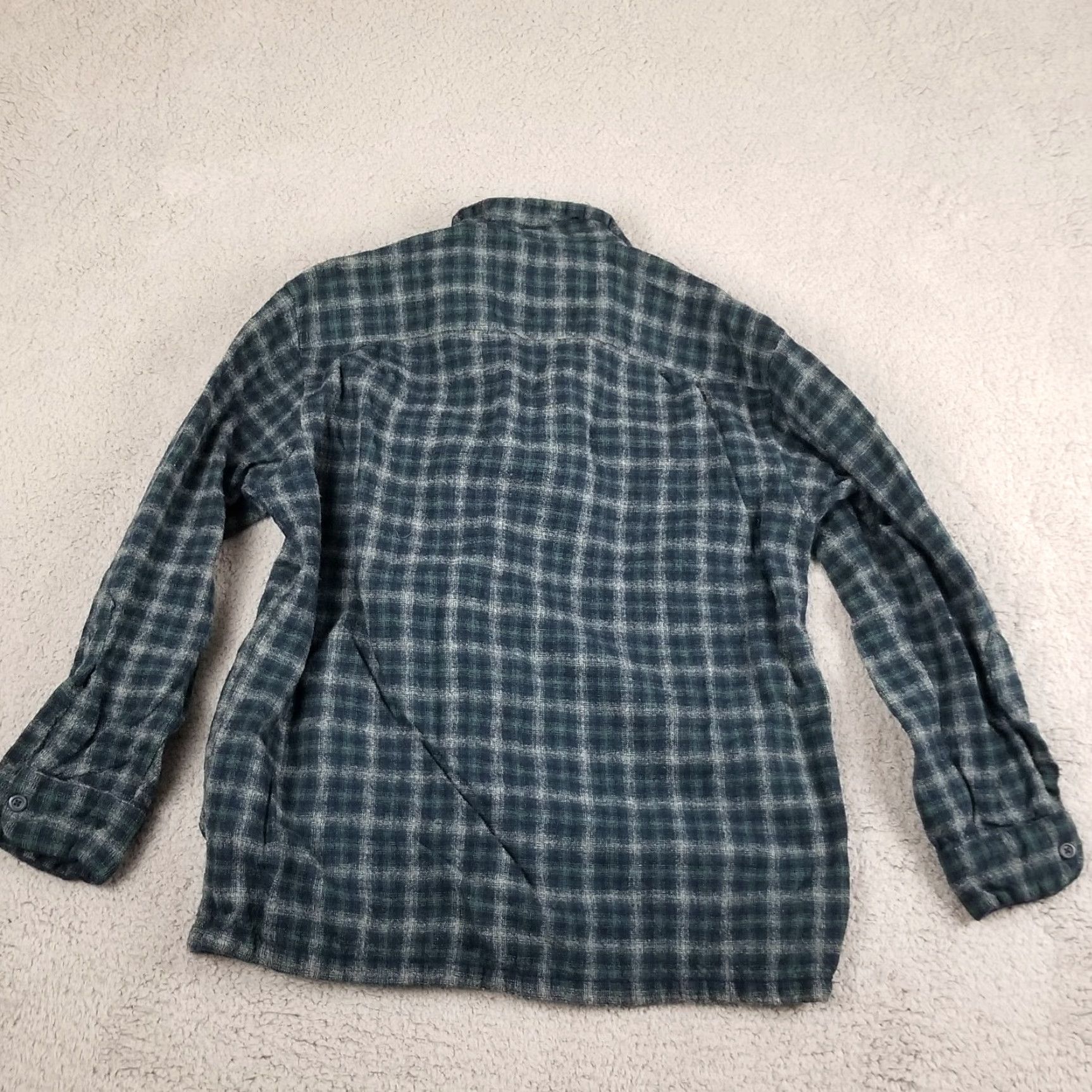 Pendleton VINTAGE Pendleton Wool Shirt Plaid Button-Up Casual Adult Medium Blue 50s 60s Beach Men Size US XL / EU 56 / 4 - 6 Thumbnail