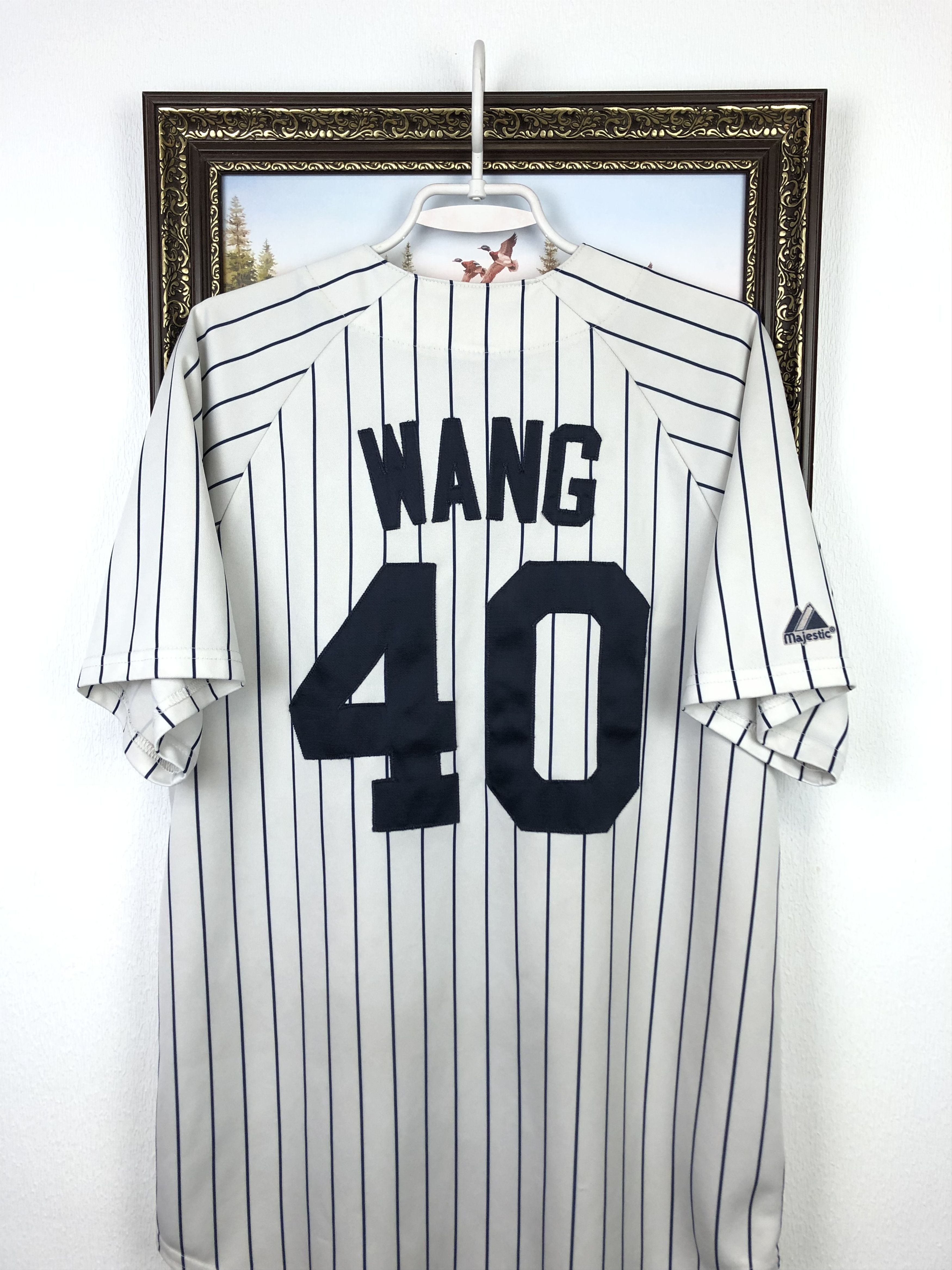 Majestic Vintage 90's Majestic New York Yankees Wang Jersey MLB Shirt Size US XL / EU 56 / 4 - 2 Thumbnail