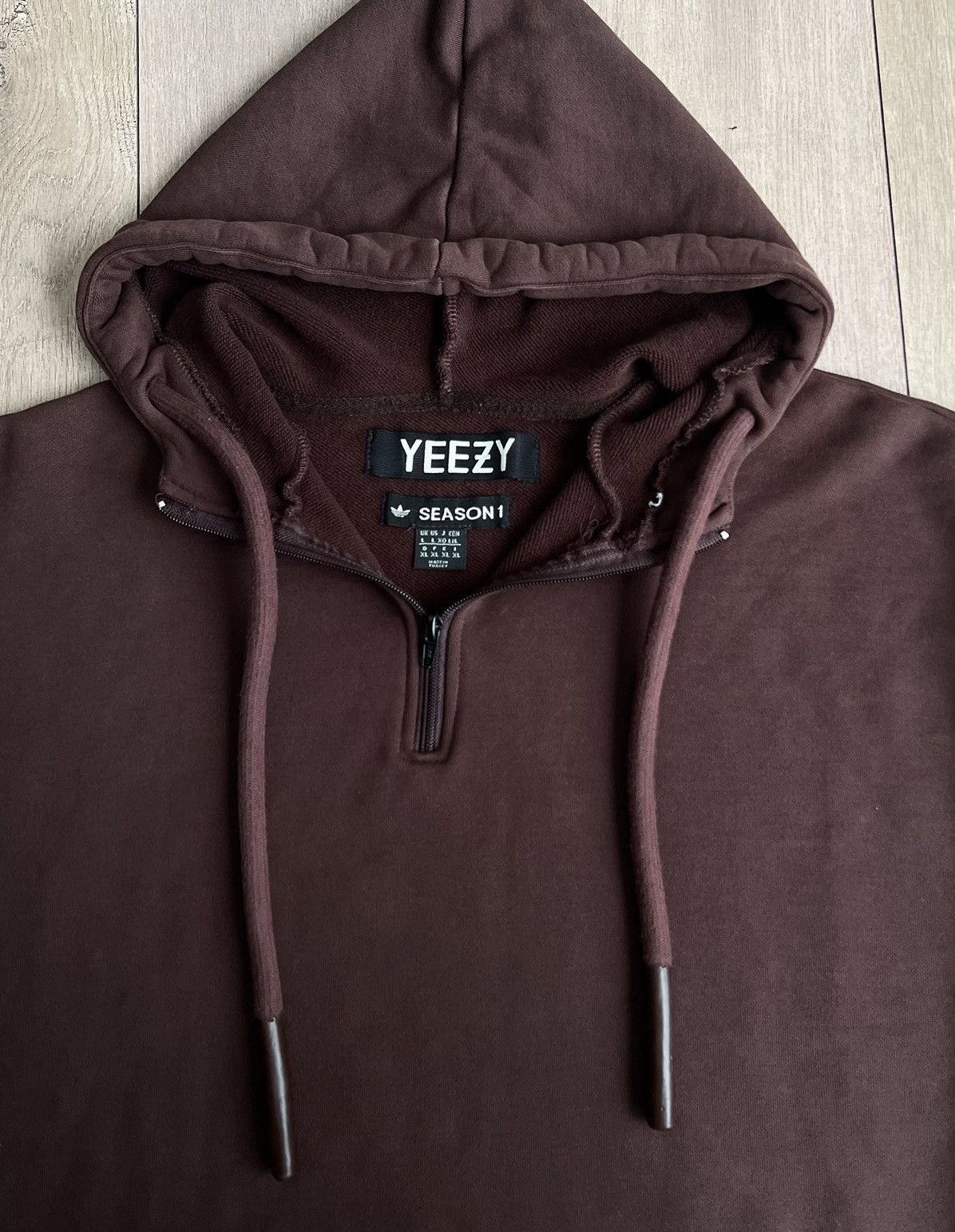 Yeezy Season Yeezy Season 1 Brown Rare Runway Quarter Zip Up