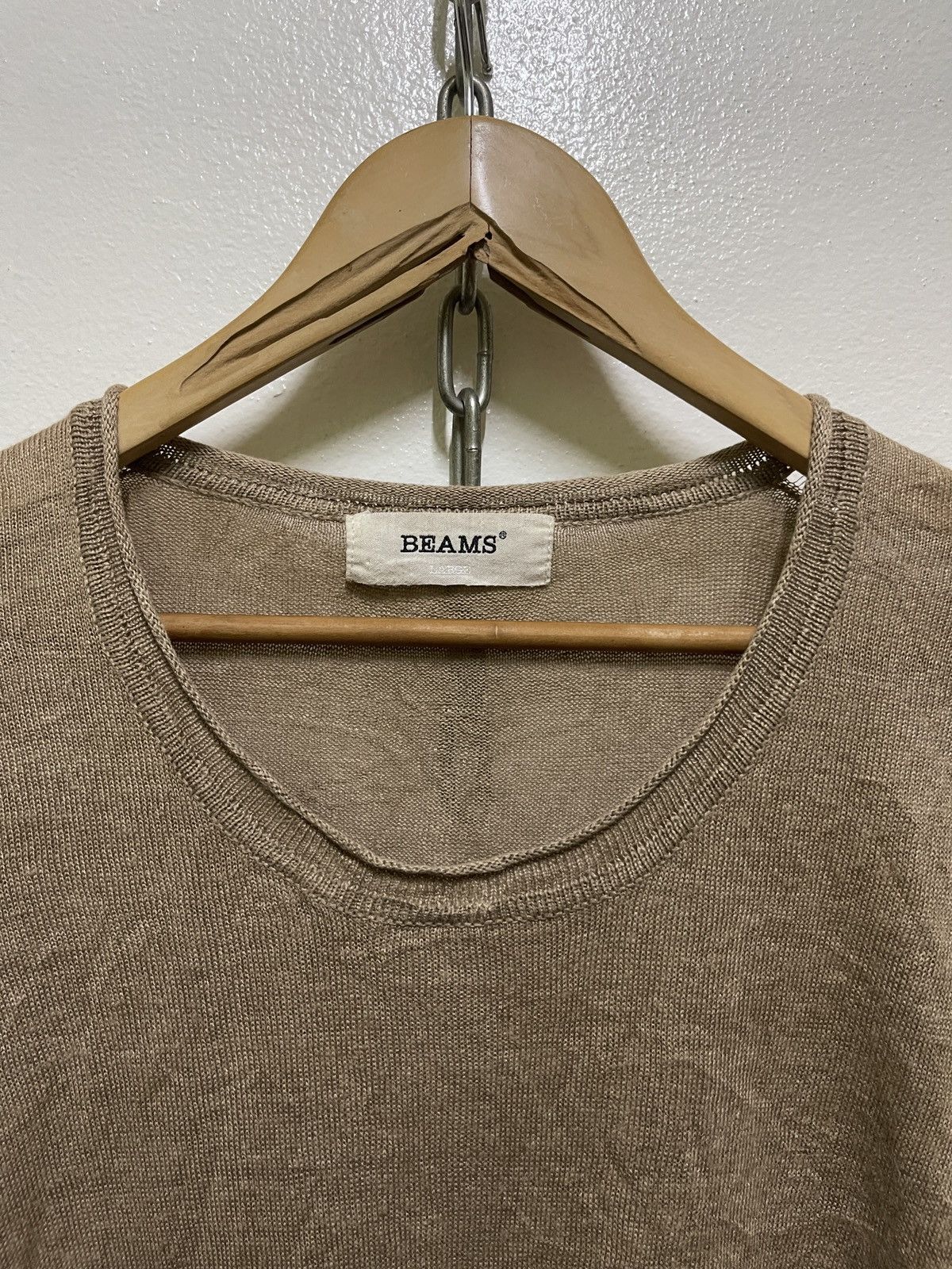 Beams Plus × Japanese Brand Beams Knit Long Sleeve T Shirt Size US L / EU 52-54 / 3 - 5 Thumbnail