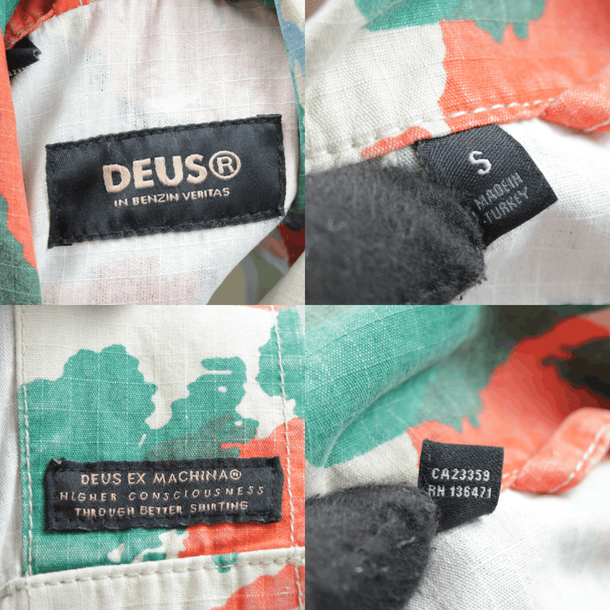 Deus Ex Machina Larry Jungle Multi Camo Overshirt Jacket Size US S / EU 44-46 / 1 - 8 Thumbnail