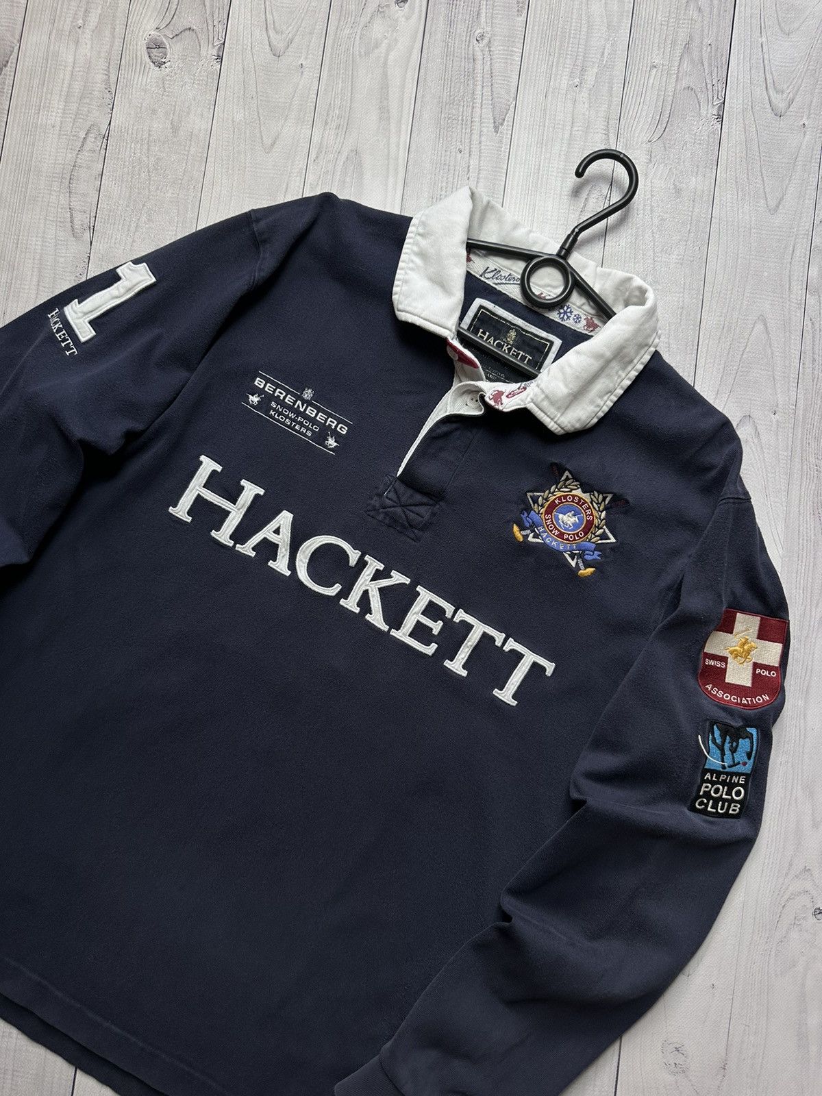Hackett × Vintage Vintage Hackett rugby jersey size XL logo Size US XL / EU 56 / 4 - 3 Thumbnail