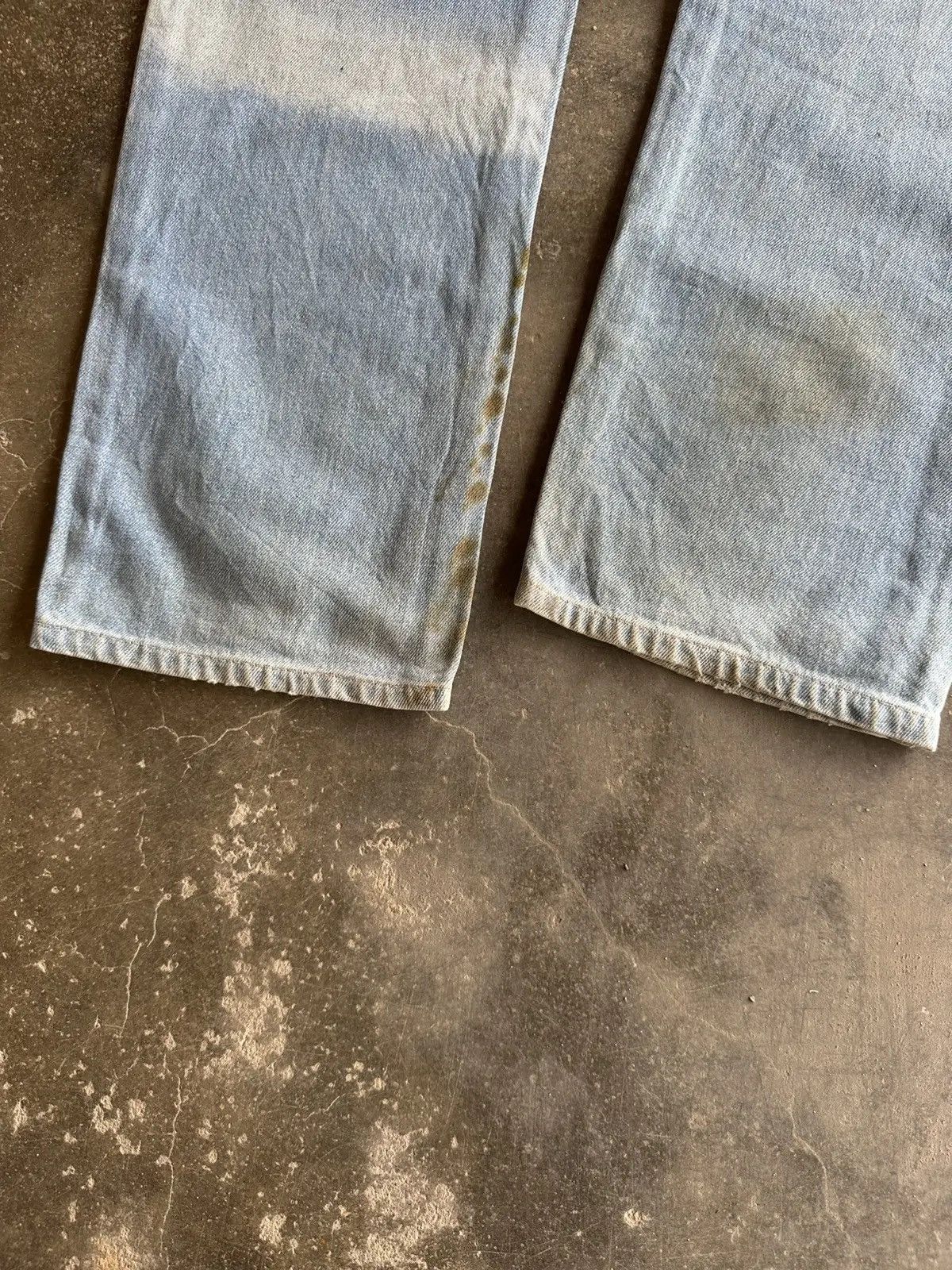Levi's SEND OFFER🍁VINTAGE LEVI’S ORANGE TAB RUSTY DIRTY DENIM PANT Size US 30 / EU 46 - 18 Thumbnail