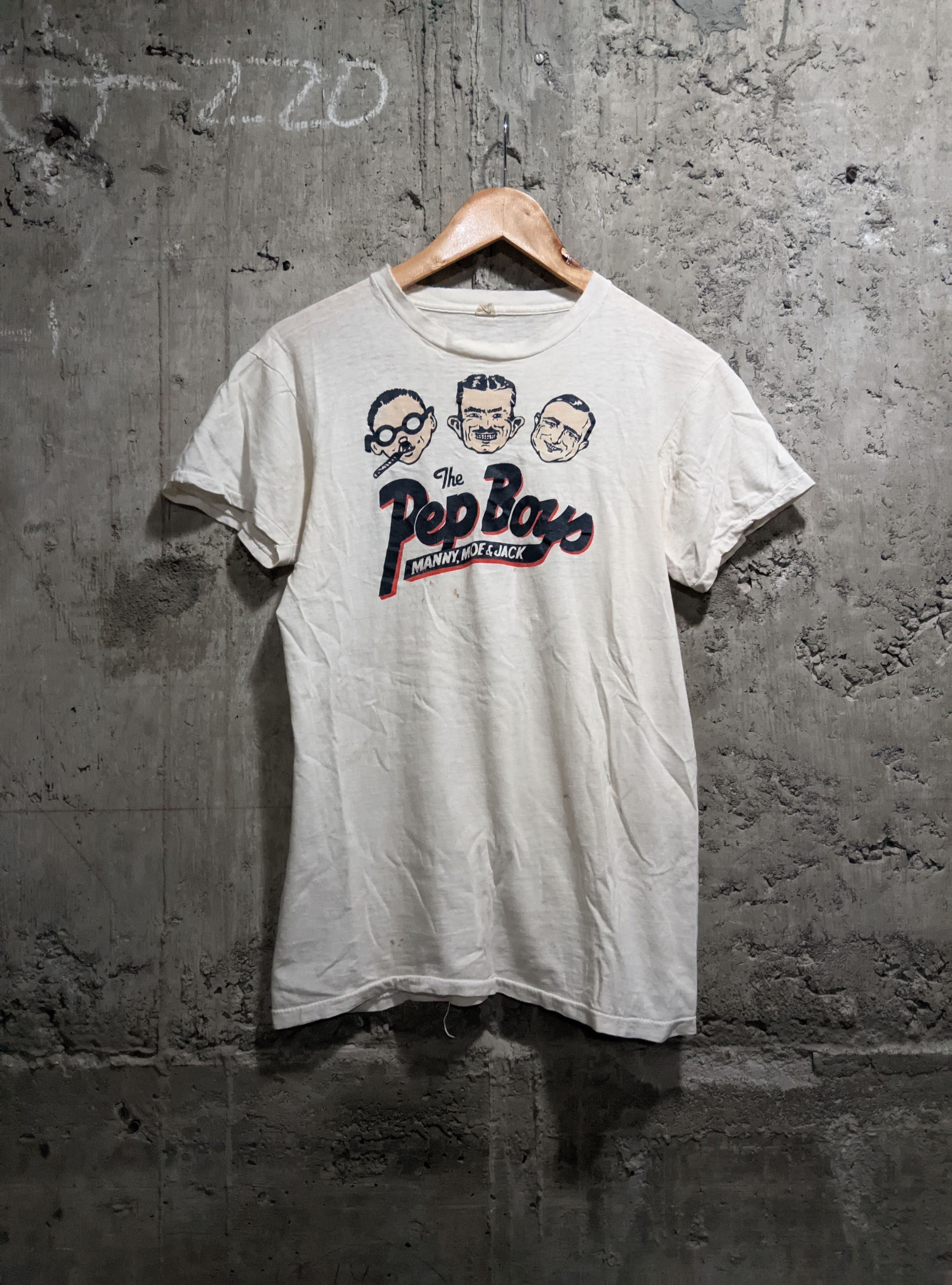 Vintage Vintage 70s 80s rare the Pep boys autoparts t shirt Size US L / EU 52-54 / 3 - 1 Thumbnail
